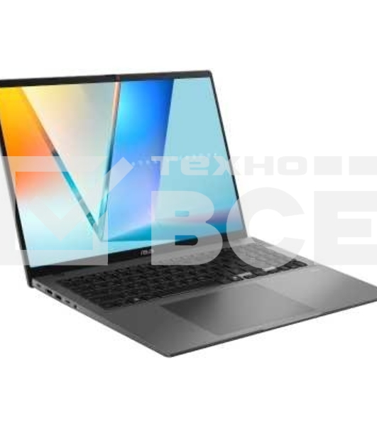 Ноутбук ASUS Vivobook S16 S3607CA-SH100 серый Intel Core Ultra 5 225H 1.7 GHz/DDR5 16Gb 512Gb PCIE G4 SSD/Intel UHD Graphics 16