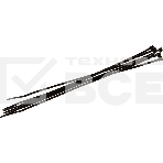 Хомут-стяжка кабельная нейлоновая Rexant 200 x2,5 мм, черная, упаковка 100 шт., фото2