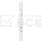 Линейка стальная Deli DL8015Y 150мм нержавеющая сталь, фото2