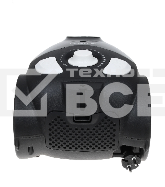 Пылесос Centek CT-2514 черный, 380/2100 Вт, уборка сухая, пылесборник мешок 2.5 л