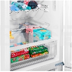 Холодильник Maunfeld MFF200NFW белый глянц. двухкамерный 271/106л морозилка снизу, фото6