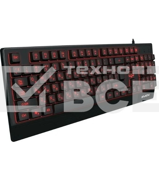 Клавиатура Sven KB-G8300 проводная, USB Type-A, чёрный
