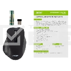 Мышь беспроводная Acer OMR140 черный, 1600 dpi, радиоканал, USB, кнопки - 6, фото4