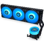 Система жидкостного охлаждения Lian Li GA II Lite 360 RGB Black, 360 мм, 3x120 мм, 300-2500 об/мин, 34.8 дБ, 4-pin PWM, ARGB, черный, фото 1