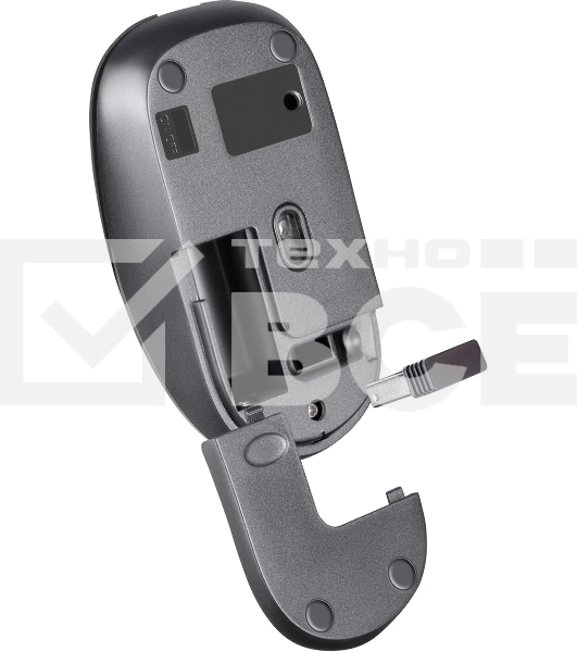 Мышь беспроводная Defender Wave MM-995 черный, 1600 dpi, радиоканал, USB, кнопки - 4