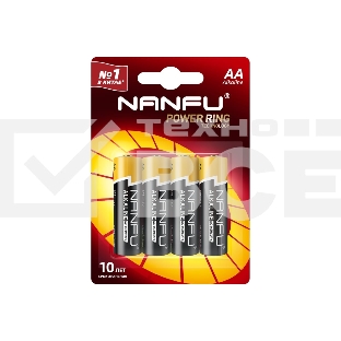 Батарейка Nanfu AA (4шт.) (LR6 4B)