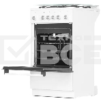 Газовая плита De Luxe 5040.40г(кр)чр 016 кофе с молоком Типоразмер 50*50см, эл. розжиг в ручке, терморегулятор, система 