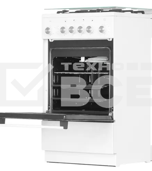 Газовая плита De Luxe 5040.40г(кр)чр 016 кофе с молоком Типоразмер 50*50см, эл. розжиг в ручке, терморегулятор, система 