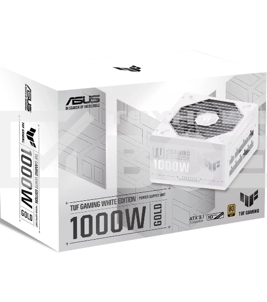 Блок питания ASUS TUF-GAMING-1000G-WHITE,PSU, CE+UK (90YE00S5-B0NA00) белый