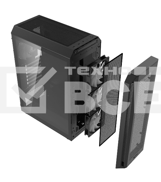 Компьютерный корпус XPG VALOR AIR PLUS (VALORAIRPLUSMTA-BKCWW)