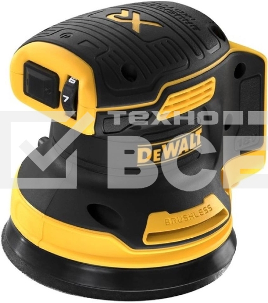 Эксцентриковая шлифмашина DeWalt DCW210NT-XJ D125мм аккум. жестк.кейс