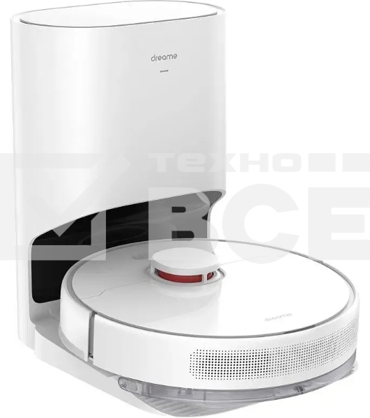 Робот-пылесос DreameBot Robot Vacuum and Mop D9 Plus белый, 3200 мА*ч Li-Ion, уборка влажная/сухая, пылесборник контейнер 0.4 л