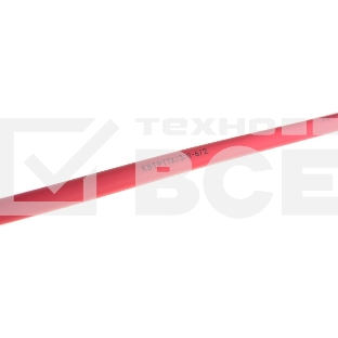 Трубка КВТ ТТК-(3:1)-6/2 красная