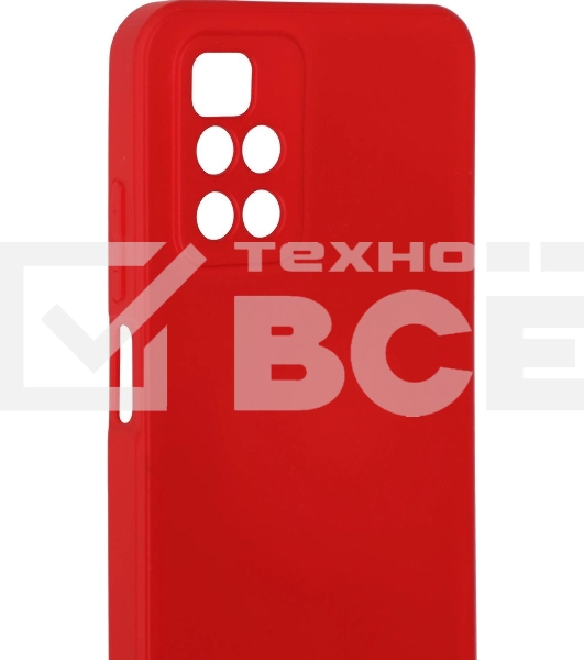 Чехол (клип-кейс) BoraSCO для Xiaomi Redmi 10 красный
