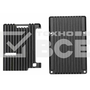 Корпус ACD RA505 Black Metal Aluminum Case for Raspberry Pi 4B