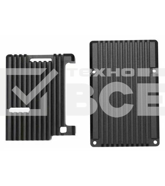 Корпус ACD RA505 Black Metal Aluminum Case for Raspberry Pi 4B