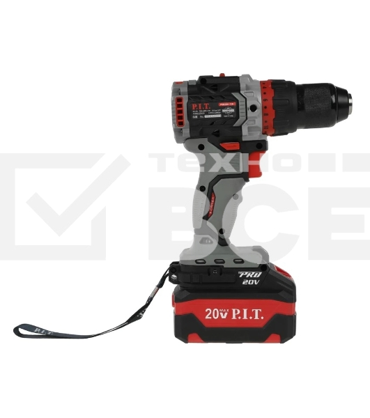 Дрель-шуруповерт аккумуляторная P.I.T. PSB20H-13D/3, Аккумуляторная, 20В, Ударная, Кейс