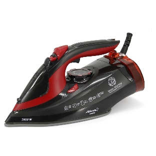 Утюг Atlanta ATH-5579 черный/красный, 2800 Вт, 38 г/мин, 94 г/мин, 340 мл