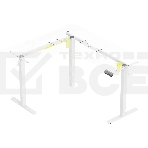 Стол для компьютера Cactus угловой подъемный столешница МДФ, белый каркас белый 140x72x60 см (CS-EDXL-WWT), фото12