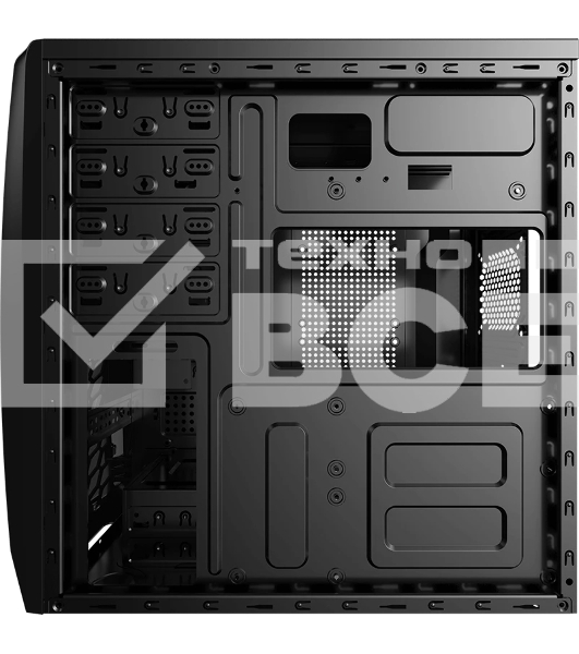 Компьютерный корпус Miditower Aerocool/Formula Cs-1102 черный ATX/micro ATX / mini ITX, USB 3.0 (без БП) 58133