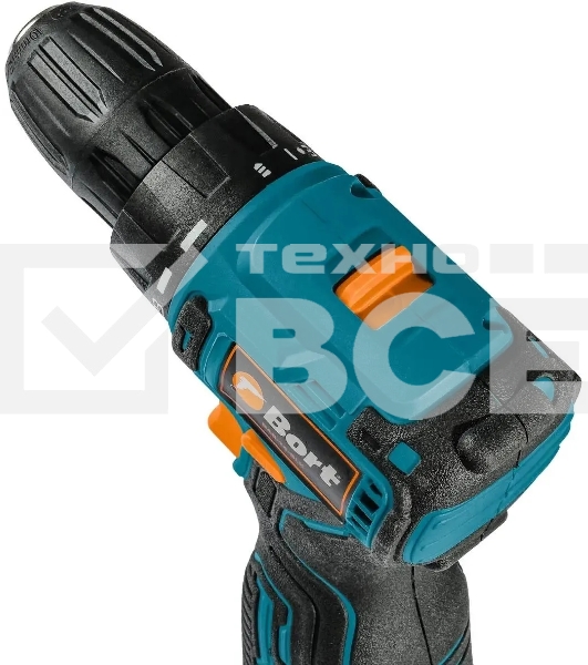 Дрель-шуруповерт Bort BAB-16-BLK, Аккумуляторная, 16,8В, 2 АКБ, Кейс