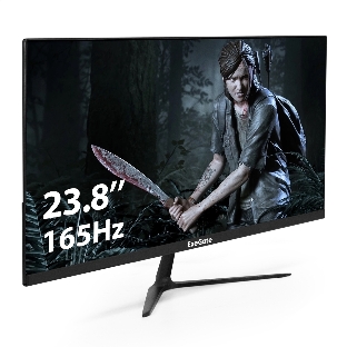 Монитор 23.8' ExeGate Combat EG2407CA IPS 1920x1080, 165 Гц, 1 мс, 16:9, 300 кд/м², HDMI, DP, 3.5 Jack, USB Hub, динамики (2x3 Вт), черный