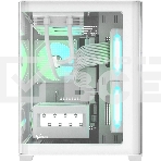 Компьютерный корпус AeroCool/Formula Crystal U2M Floe белый без БП mATX 1xUSB 3.0 audio bott PSU, фото7
