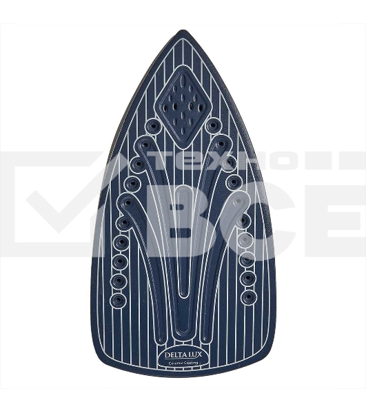 Утюг Delta LUX DL-710 белый с серо-голубым