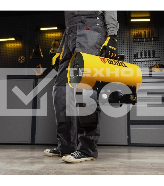 Газовая тепловая пушка Denzel GHG-15i, 15 кВт, цифровой термостат, пропан-бутан