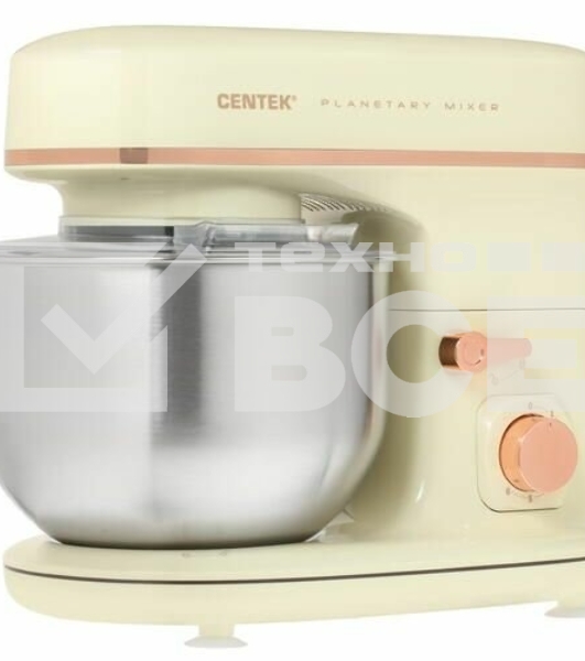 Миксер планетарный Centek CT-1139 бежевый