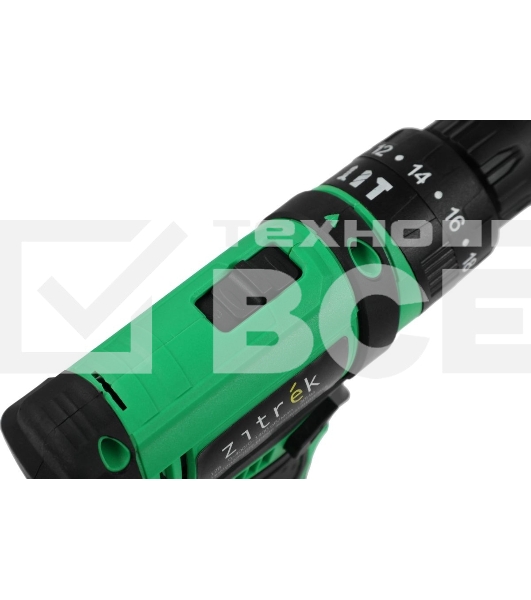 Дрель-шуруповерт аккумуляторная Zitrek Crusher 063-4054, Аккумуляторная, 12В, 2 АКБ, Ударная, Кейс