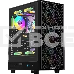 Компьютерный корпус Formula V Line MANA Dynamic Black AR, ATX, TYPE-C*1, USB3.0*2, FRONT 3x120мм ARGB, REAR 1x120мм ARGB, фото 1