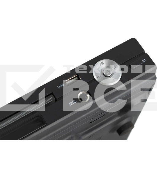 Плеер DVD Hyundai H-DVD200 черный Караоке ПДУ