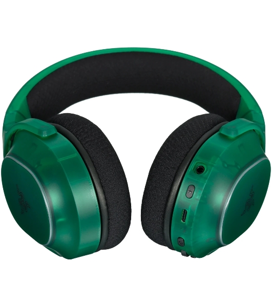 Гарнитура Razer Barracuda X Chroma Phantom Green Edition зелёный, беспроводная, Bluetooth, до 70 ч, подсветка