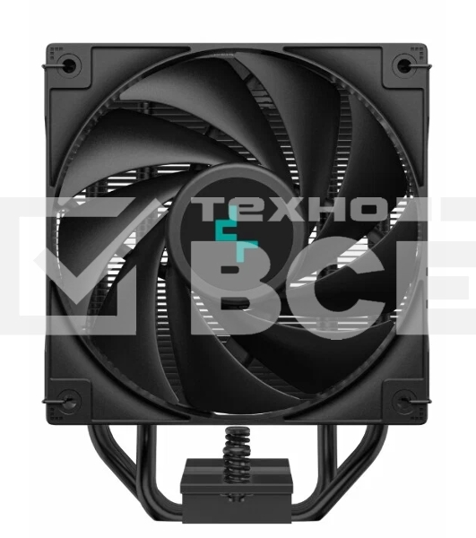Кулер для процессора DEEPCOOL AG400 DIGITAL BK черный, 120 мм, алюминий/медь, 2100 об/мин, 31.6 дБ, 4 pin, 220 Вт, 152.7 мм