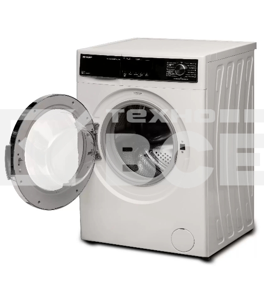 Стиральная машина Sharp ES814RW белый, загрузка фронтальная 8 кг, 1400 об/мин, класс: A+++