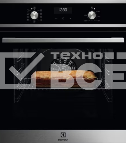 Духовой шкаф встраиваемый Electrolux EOF5H40BX черный/нержавеющая сталь