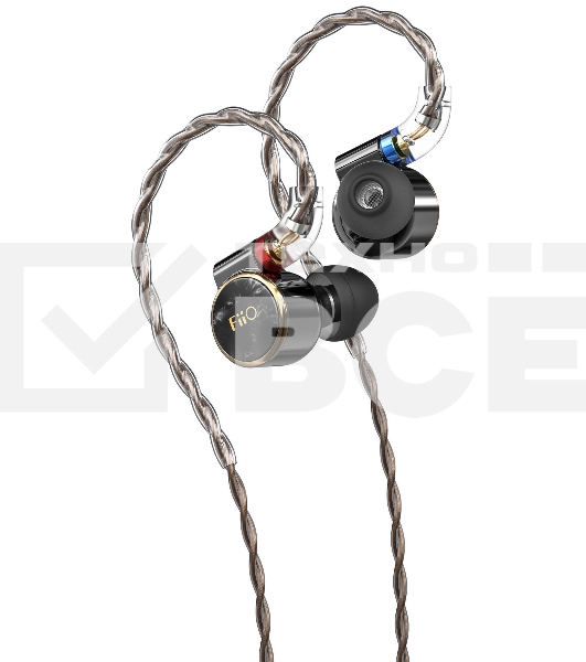 Наушники вкладыши Fiio FD3 1.2м черный/медный проводные в ушной раковине