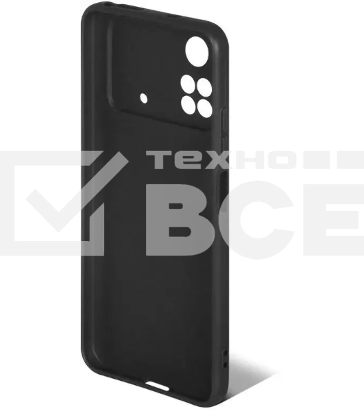 Чехол (клип-кейс) DF poCase-03 для Xiaomi Poco M4 Pro черный