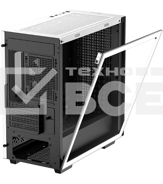 Компьютерный корпус Deepcool CH370 белый без БП mATX 1x120мм 1xUSB 2.0 1xUSB 3.0 audio bott PSU