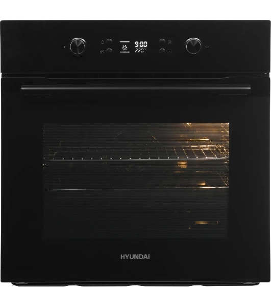 Духовой шкаф Электрический Hyundai HEO 6650 BG черный