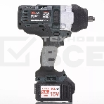 Профессиональный бесщеточный гайковерт аккумуляторный KLPRO KLSS18BHX-50 (18В, Li-ion-2шт, 5.0Ач, 800Нм, 2 скорости, подсветка,З/У,в кейсе), фото7