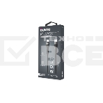 Кабель OLMIO BOLT, Type-C - Type-C, 60W, 1.2м, тканевая оплетка, черный, фото3