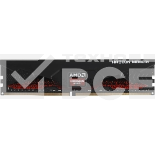 Оперативная память AMD Radeon R9, DDR4, 16GB (1x16GB), 3200MHz, CL16, DIMM, с радиатором, черный