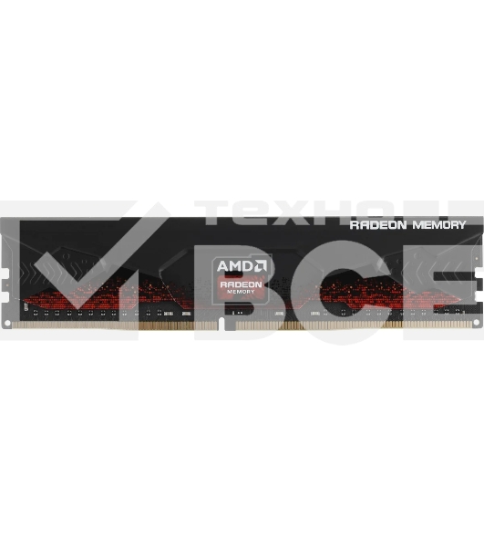 Оперативная память AMD Radeon R9, DDR4, 16GB (1x16GB), 3200MHz, CL16, DIMM, с радиатором, черный