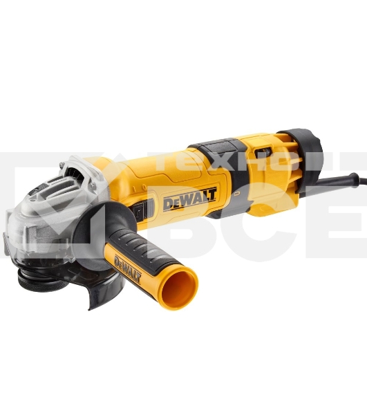 Угловая шлифовальная машина DeWalt DWE4257-QS 1500Вт 10000об/мин рез.шпин.:M14 d=125мм