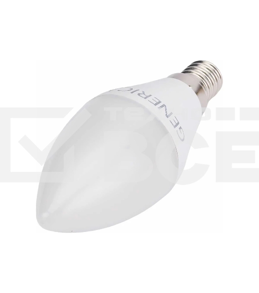 Лампа светодиодная GENERICA LL-C35-12-230-40-E14-G C35 12 Вт свеча 4000К E14 230В