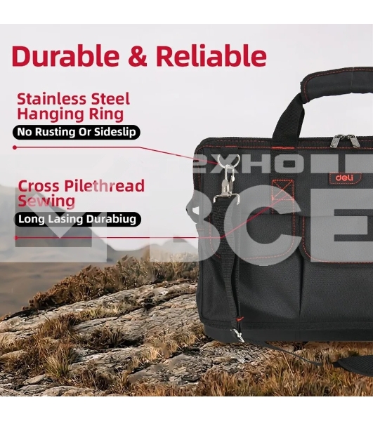 Сумка для инструментов Deli DL430901 Black Edition