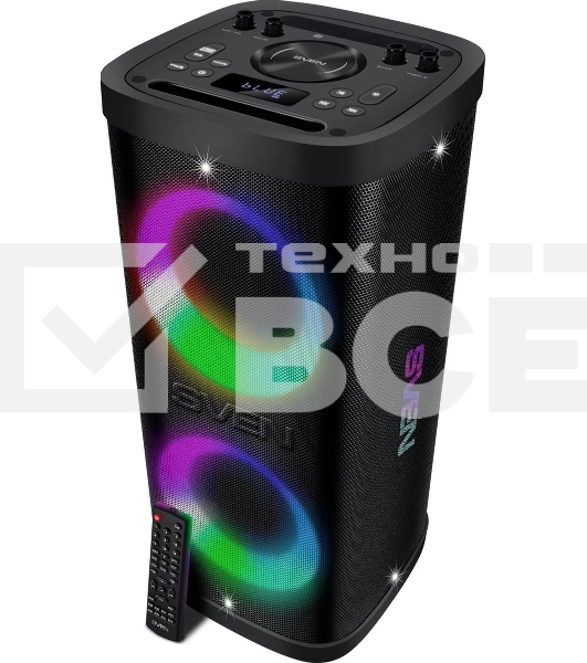 Колонка порт. Sven АС PS-930 черный 150W 1.0 BT/3.5Jack 7200mAh (SV-022402)