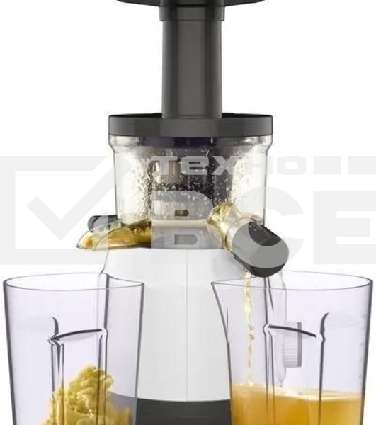 Соковыжималка Moulinex ZU150110 белый/черный, шнековая вертикальная, 150 Вт, 800 мл, электронное, реверс